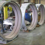 Sliding cryogenic insulated supports for a 60 diameter vapor line 5115255034 o