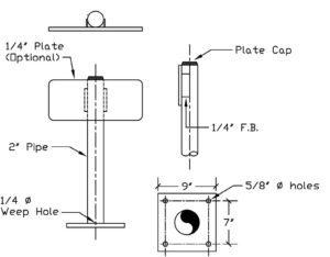 Welded Instrument Support Configuration