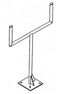 Welded instrument stand